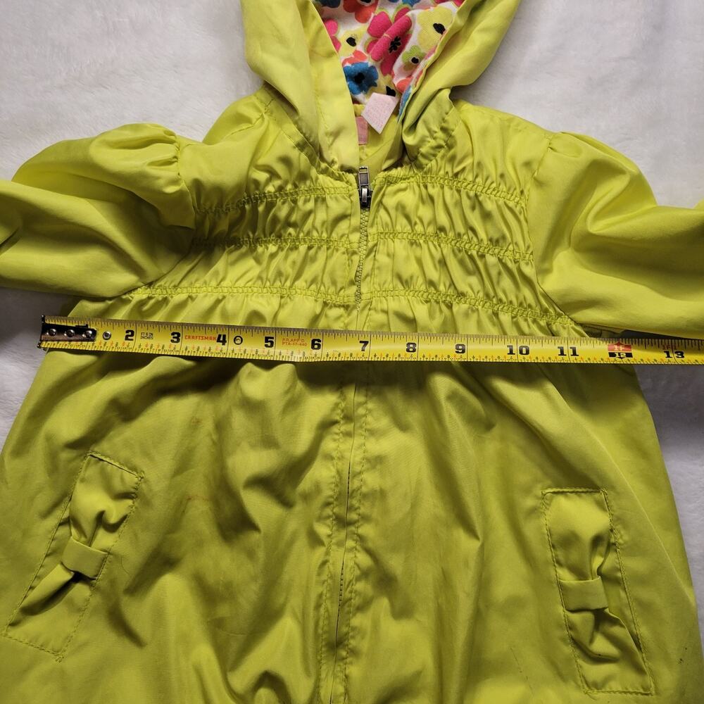 KIDS HEADQUARTERS Rain Jacket Baby Girl 9 Months Light Green - Picture 3 of 12